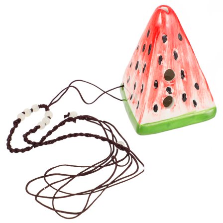 HOKARUA Watermelon Ocarina 6 Hole Ocarina Wind Instrument Travel Ocarina Souvenir Gift