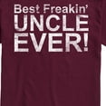thumbnail image 3 of Instant Message - Best Freakin Uncle Ever - Men's Short Sleeve Graphic T-Shirt, 3 of 6