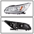 thumbnail image 2 of For 2013-2015 Honda Accord Sedan Halogen w/o DRL Headlights Headlamps Left+Right, 2 of 5