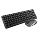 thumbnail image 1 of Kit de teclado y mouse inalámbrico negro y gris, 1 of 3