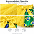 thumbnail image 5 of Petitebelle Brazil Theme Girl Tulle Tutu 1-10y (Yellow/Flag, 5-10 Years), 5 of 5