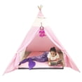 thumbnail image 4 of Casita infantil Teepee tienda de Campaña tipi Rosa Tipis Palma Teepee rosa Tipi Rosa Tipis Palma teepee rosa pastel, 4 of 4