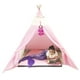 thumbnail image 4 of Casita infantil Teepee tienda de Campaña tipi Rosa Tipis Palma Teepee rosa Tipi Rosa Tipis Palma teepee rosa pastel, 4 of 4