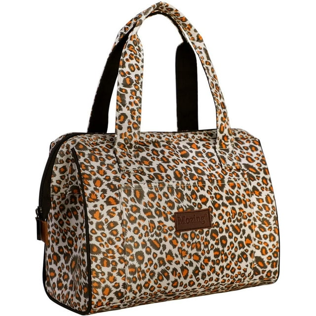 Lunch Bag Insulated Lunch Bags Reusable Lunch Box for Women Men Lunch Purse Bag Lunch Kit for Work/Outdoor/School(Leopard)