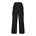 thumbnail image 6 of SwiftWear Women's Plus-Size Elastic Waist Cargo Pants with Multiple Pockets, Loose Fit Straight Leg Work Trousers Comfortable Casual Utility Pants S-3XL, 6 of 8
