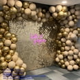 thumbnail image 1 of Glitter Sequin Light Matte Golden Shimmer Wall Backdrop Panels Wedding Event Party, 1 of 4