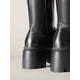 thumbnail image 4 of Botas Mujer DREAM PAIRS Sobre la Rodilla Negras de PU Vegano con Tacón de 6 cm, 4 of 7