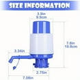 thumbnail image 6 of Rkxzt Pump Dispenser Manual Water Dispenser Blue Medium Bottle Pump Without Air for 3-5 Gallon Drinking Water Kitchen Utensils Gadgets, 6 of 10