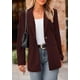 thumbnail image 4 of Blazer PRETTYGARDEN Invierno Chaqueta de Pana con Textura a Rayas Vino Tinto XXL, 4 of 8