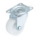 thumbnail image 3 of Ruedas giratorias pequeñas de 1 "Ruedas giratorias Ruedas para carrito de muebles, Rueda individual industrial con base de goma Cojinete de bolas de servicio pesado (paquete de 12), 3 of 5