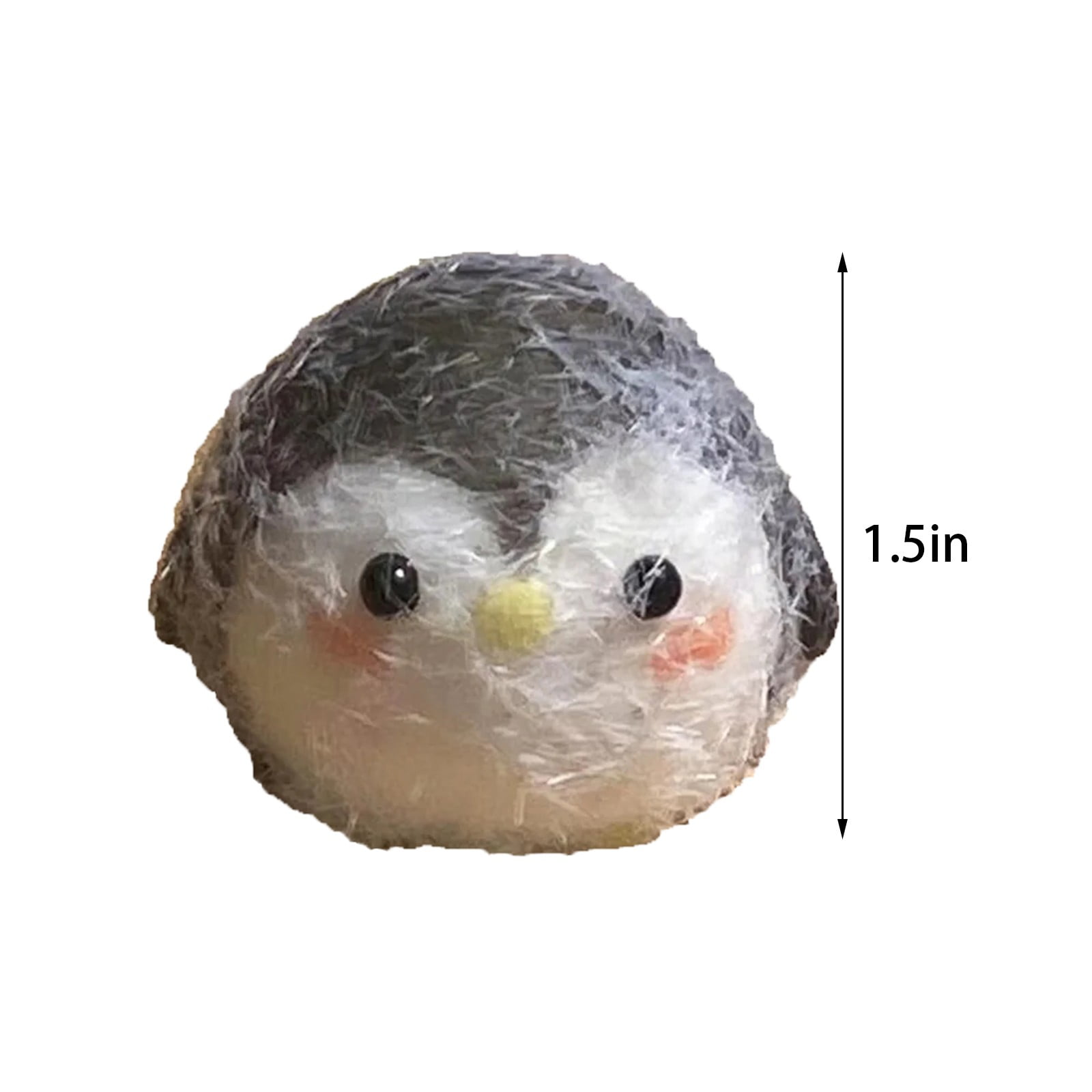 Taba Squeeze Penguin, Handmade Fidget Sticky Silicone Squeeze Toys, Penguin Squishies Toys Stress Relief, for Relaxation and Fun