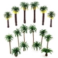 thumbnail image 3 of Saktopdeco 16 Piezas Modelo de Plástico Palmera de Coco Tropical Adorno para Tarta Árboles de Diorama para Modelo Tren Ferrocarril Jardín de Hadas, 3 of 5