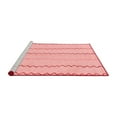 thumbnail image 2 of Ahgly Company Machine Washable Indoor Square Solid Red Modern Area Rugs, 5' Square, 2 of 4