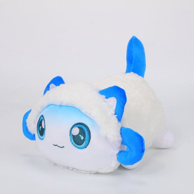 Lindo muñeco de peluche con forma de gato, regalo de la serie Hamburguesa de Coca-Cola y fresa