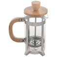 thumbnail image 5 of Cubierta de bambú, émbolo de café, tetera, percolador, filtro, tetera de vidrio Afortunado Sencillez, 5 of 5