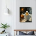 thumbnail image 2 of ZFLMY Ghost Pumpkin Alley Canvas Wall Art Decor For Home Living Room Bedroom Office, Halloween Wall Pictures, Perfect Gift for Holiday Season, Easy to Hang and Waterproof, 12x16/16x20 Inches 16x20in, 2 of 5