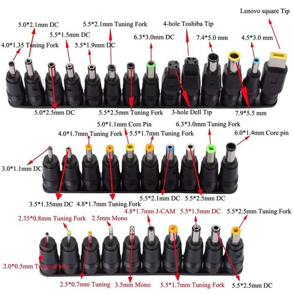 laptop power adapter power adapter tips laptop power adapter set power adapter tip set laptop power adapter tip set