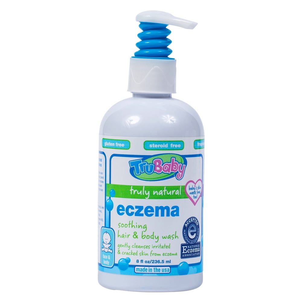 TruBaby Eczema Soothing Hair and Body Wash, Unscented, 8 Oz