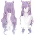 thumbnail image 1 of Peluca de cosplay degradada morada para juego Genshin Impact Lolita Gradient Party Harajuku Hair, 1 of 5