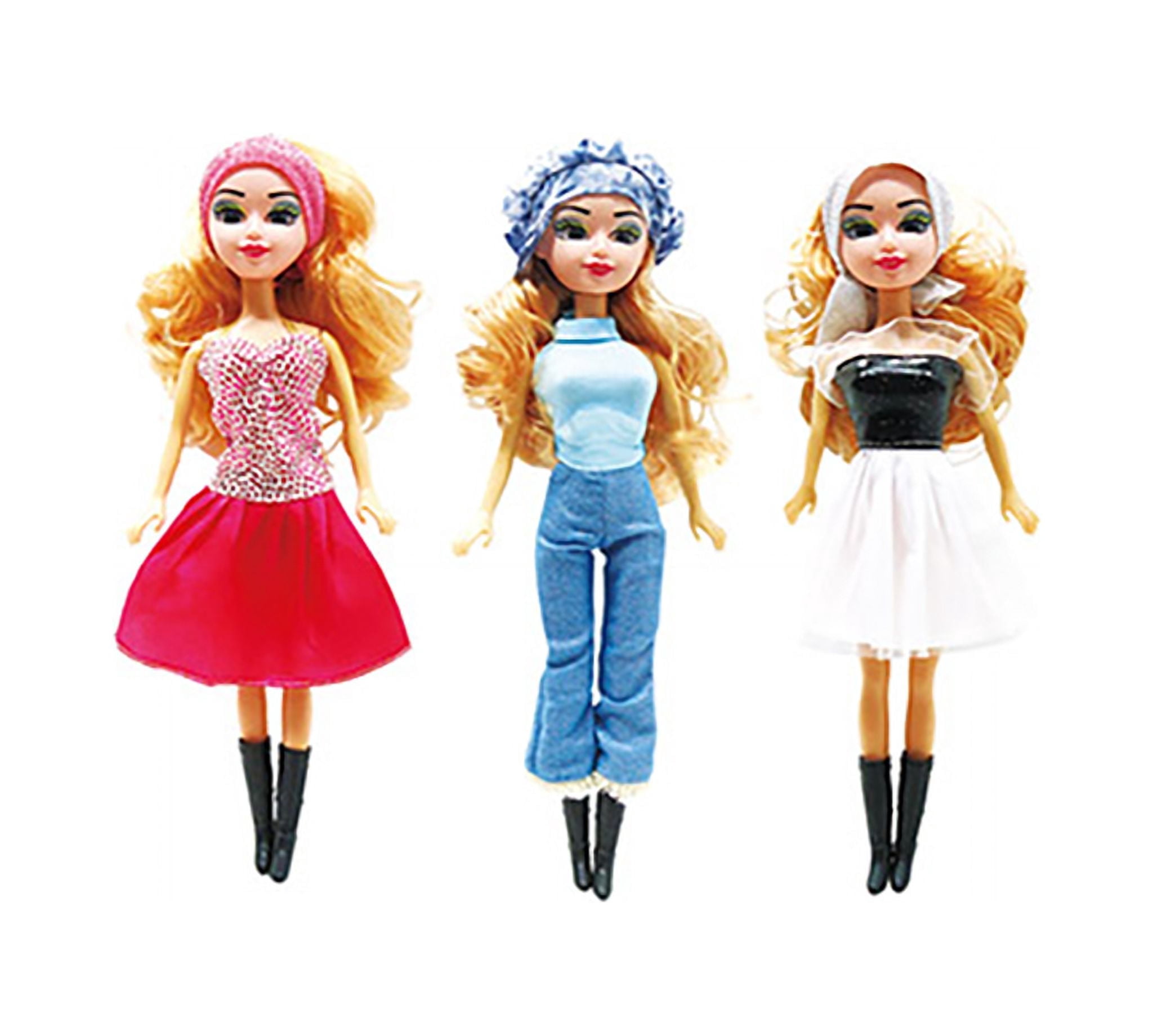 Cokos Amelia 12-Inch Fashion Doll Collection, 6 Dolls