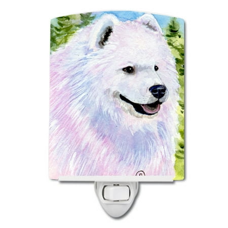 

Caroline s Treasures SS8755CNL Samoyed Ceramic Night Light 6x4x3 multicolor