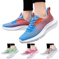 thumbnail image 6 of GHSOHS Womens Sneakers Large Size Sports Shoes for Women Ballet Flats Shoes Sneakers for Women Sneakers Fashion Simple Color Blocking Mesh Breathable Comfort All Season Casual Shoes Size 41, 6 of 9