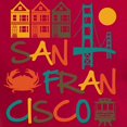 thumbnail image 3 of CafePress - San Francisco Women's V Neck Dark T Shirt - Women's V-Neck Dark T-Shirt, 3 of 4