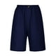 thumbnail image 4 of Pantalones cortos de pijama con estampado de cuadros y botones en la parte delantera para mujer - Ropa de dormir Pantalones cortos de estar por casa S-XXXL, 4 of 6