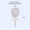 thumbnail image 3 of Espejo de Mano Flor Conoce la Joya de la Concha Princesa Vintage, 3 of 7