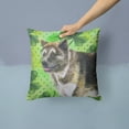 thumbnail image 2 of Carolines Treasures BB9843PW1414 American Akita St Patricks Fabric Decorative Pillow  14Hx14W multicolor, 2 of 4