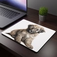 thumbnail image 3 of DistinctInk Mouse Pad - 1/4" Foam Rubber - Pyrenean Shepherd Puppy Drawing, 3 of 4