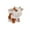 🍒 C_New#4999, variant on Simulated Cow Toy Brown Stuffed Cow Plush • Interactive Walking Sound Effects • SoftFabric • Black Orange Collar • Cuddly Decor Gift 10 in