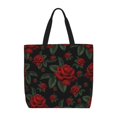 thumbnail image 1 of Balery Roses Bolsa de Mano para Mujeres con Cremallera, Bolsa de Gimnasio con Compartimentos, Bolsa para Laptop, Bolsa para Trabajo, 1 of 6
