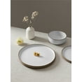 thumbnail image 4 of Famiware Nature 12-Piece Dinnerware Sets, Stoneware Dish Set, Snowy White, 4 of 6