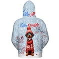 thumbnail image 2 of Hello Winter Doberman Pinscher Smiling in Red Scarf Hat Welcome Christmas All Over Print 3D Hoodie Unisex Merch Hoodies Doberman Dog Lover Gifts - 00017, 2 of 6