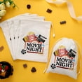 thumbnail image 4 of Movie Night Drawstring Bags, 12PCS Movie Night Gift Bags Movie Theater Party Goodie Bags Candies Bags with Drawstring, Movie Theme Party Decorations for Baby Shower Movie Theme Party Supplies, 4 of 7