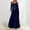F-728Navy, variant on ZHOGXU Women's Casual Dress Long Sleeve Round Neck Solid Color Comfortable Relaxed Fit Stretchy Dresses For Daily Wear Home Beach,Army Green,L