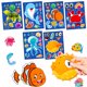 thumbnail image 3 of 30 piezas de pegatinas para hacer caras para niños, crea tus propios animales, mezcla y combina hojas de pegatinas con safaris, animales marinos y de fantasía, manualidades para niños, regalos de fie, 3 of 5