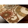 thumbnail image 2 of Mark&Day Jute Rugs, 2x8 Carthage Global Beige/Green/Blue Runner Area Rug, Brown Green Carpet for Hallway, Kitchen, Bedroom or Living Room (2'6" x 8' Runner), 2 of 3