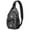 Halloween Spider Web-3, variant on Sling Backpack,Halloween Spider Web Hanging Pumpkins Sling Bag with Water Bottle Holder,Waterproof Sling Bag for Men/Women with Headphone Jack for Hiking,Travel
