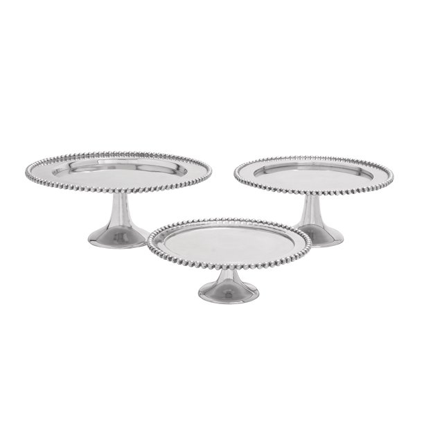 Party Aluminum Cake Stand Set Of 3