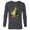 Charcoal Heather, variant on The Simpsons Treehouse of Horror Homerzilla Terror - Long Sleeve T-Shirt for Men - Customized-White