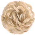 thumbnail image 2 of GHSDFBB 1PCS Chignon Désordonné Extension de Cheveux Bouclés Ondulés Chignon Synthétique pour Femmes Chignon, 2 of 7