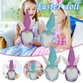 thumbnail image 3 of NSESSHome 2Pcs Easter Gnomes Decorations Bunny Ornament, Handmade Spring Easter Bunny Gnome Standing Board Faceless Plush Doll Ornaments for Easter Holiday Tiered Tray Home Table Indoor Decor Gifts, 3 of 9