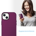 thumbnail image 6 of Dteck Case for iPhone 14 Plus 6.7 inch,Shockproof Rubber 3-Layer Protection Armor Case Hybrid Hard Military Protective Tough Durable Cover,Purple, 6 of 6