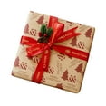 thumbnail image 2 of 10 Sheets Christmas Kraft Wrapping Paper，Xmas Folded Wrapping Paper Christmas Gift Wrapping Paper（50*70cm）, 2 of 5