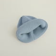 thumbnail image 6 of Auroural Winter winter hats for Kids Knit Hat Fashionable Children's Solid Color Woolen Hat Outdoor Casual Warm Pullover Knitted Hat Light Blue, 6 of 7