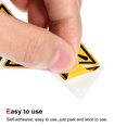 thumbnail image 4 of Uxcell Triangle Caution Warning Sign Self Adhesive 20mm/0.78inch 10Pcs, 4 of 4