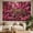 B, variant on XaaKee, Pink Botanical Wildcat Tapestry, Magenta Safari Jungle Wall Hanging, High-Quality Polyester Bedroom Tapestry, Realistic Animal Decor, 60x40Inch