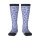thumbnail image 1 of Balery Blue And White Flowers Calcetines novedosos Calcetines deportivos Calcetines hasta la rodilla Calcetines de algodón Calcetines originales y geniales, 1 of 6